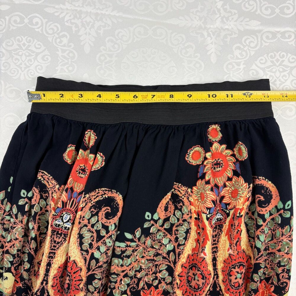 Y2K Forever 21 Maxi Skirt Vintage Boho Geometric Work Casual Date Night Medium - Picture 7 of 8